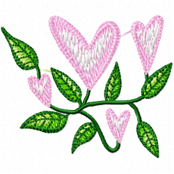 Flowers And Tree Embroidery Design 3 Flowers And Tree Embroidery Design 3